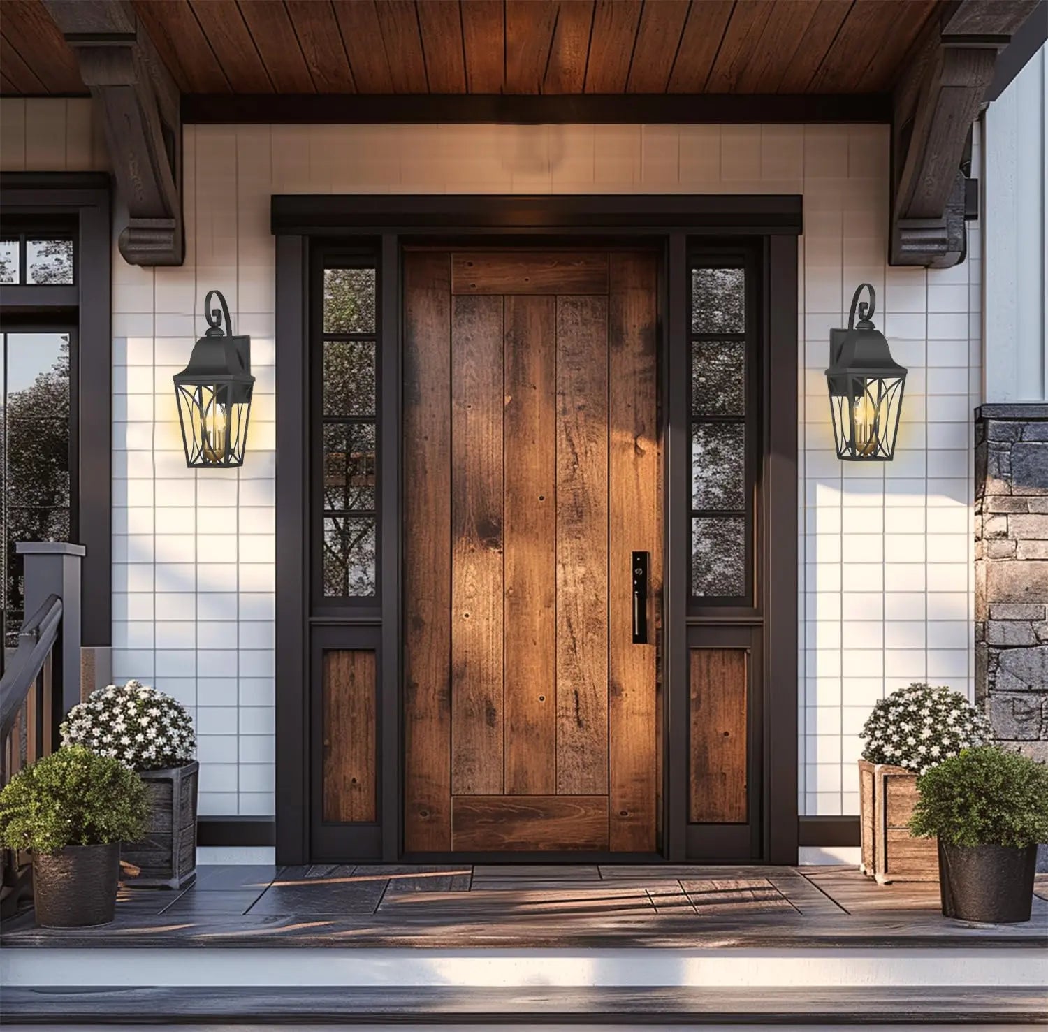 Open Box - The Great Outdoors 73352-757 - Wall Sconces Outdoor Lighting The Great OutdoorsBullseye Deals