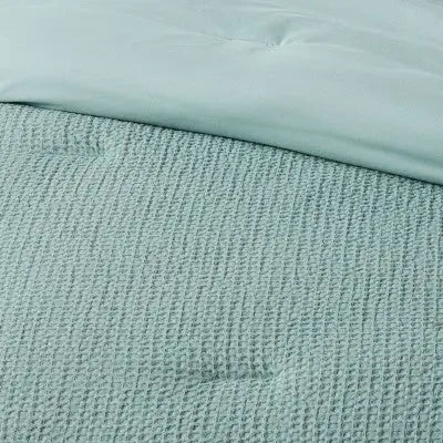 Open Box - Threshold Cotton Waffle Comforter Set OEKO-TEX Waffle-Weave ThresholdBullseye Deals