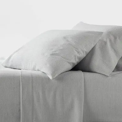 Open Box - Threshold Flannel 4-Piece Sheet Set Cozy Soft OEKO-TEX All-Round Elastic ThresholdBullseye Deals