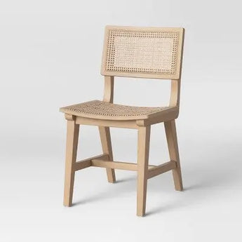 Open Box - Tormod Backed Cane Fully Assembled Dining Chair Natural - Threshold Threshold