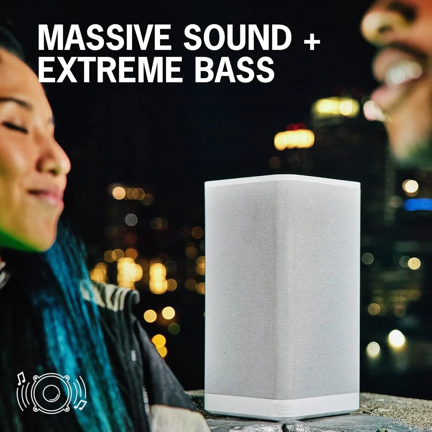 Open Box -  Ultimate Ears HYPERBOOM Portable Bluetooth Speaker - Loud Wireless Speaker with Big Bass Ultimate EarsBullseye Deals