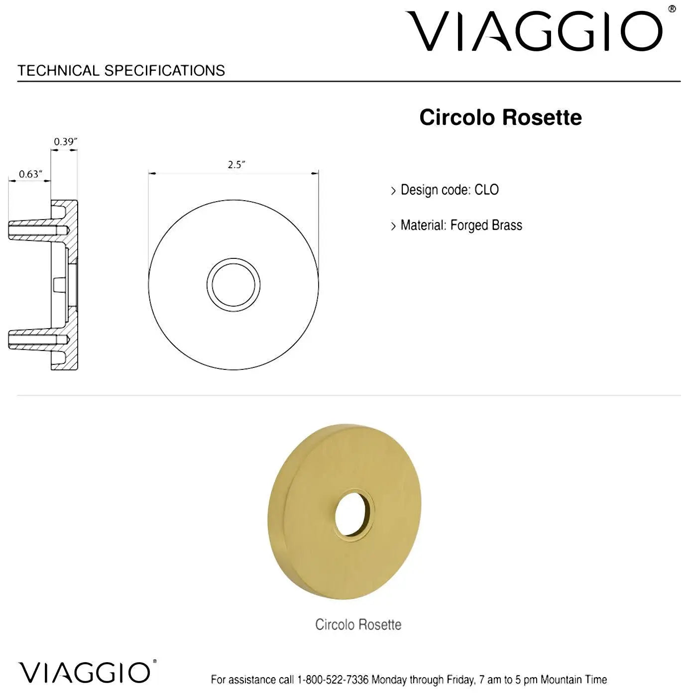 Open Box - Viaggio 630069 - Door Lever Combo Packs Door Hardware ViaggioBullseye Deals