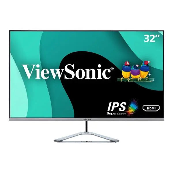 Open Box -  ViewSonic VX3276-MHD 32 Inch 1080p Frameless Widescreen IPS Monitor ViewSonicBullseye Deals
