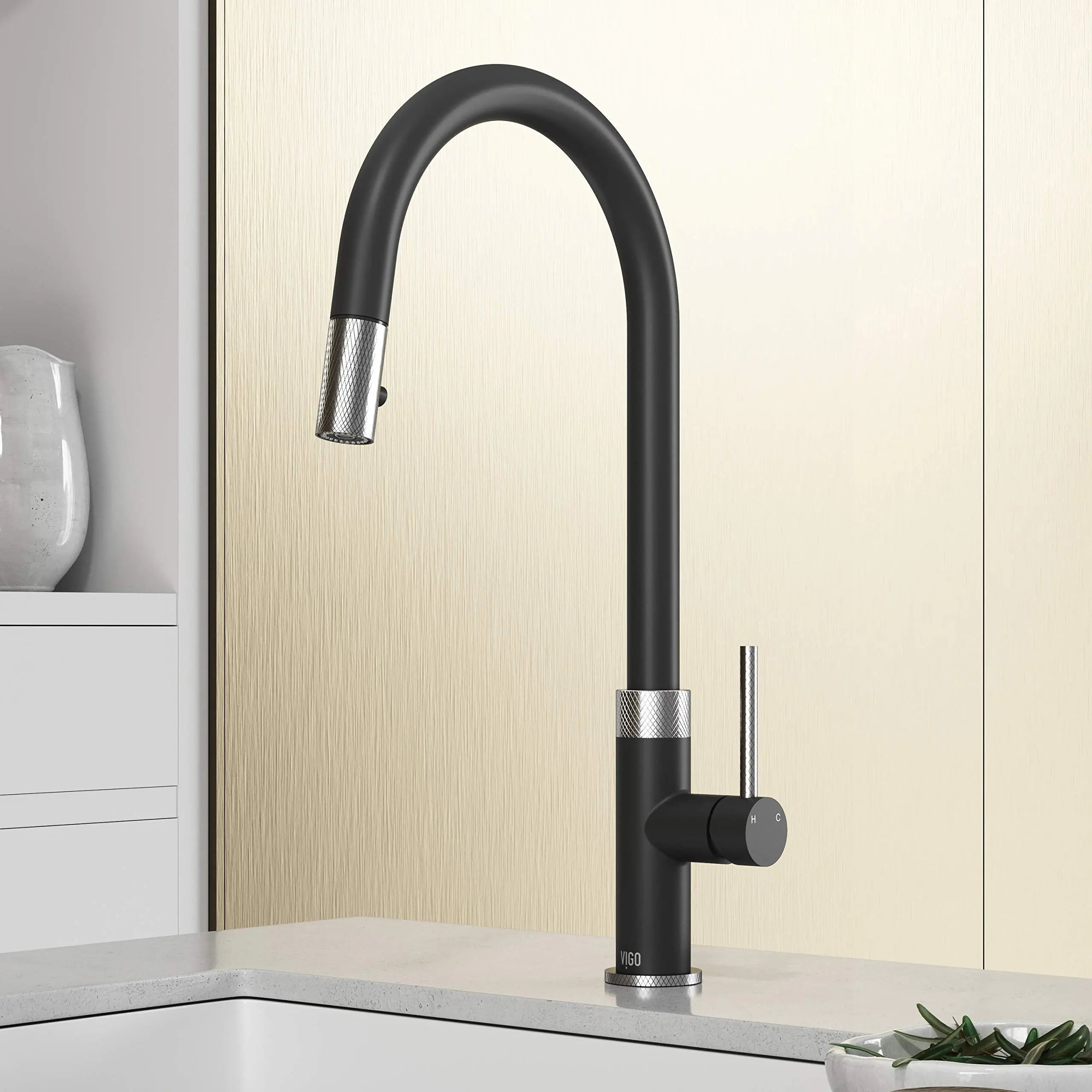 Open Box - Vigo VG02033STMB - Kitchen Faucet VigoBullseye Deals