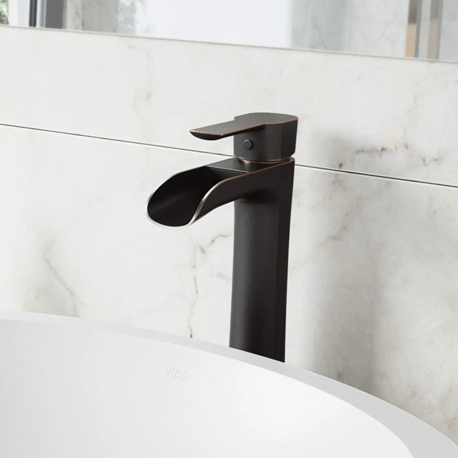 Open Box - Vigo VG03024ARB2 - Bathroom Sink Faucets Faucet VigoBullseye Deals