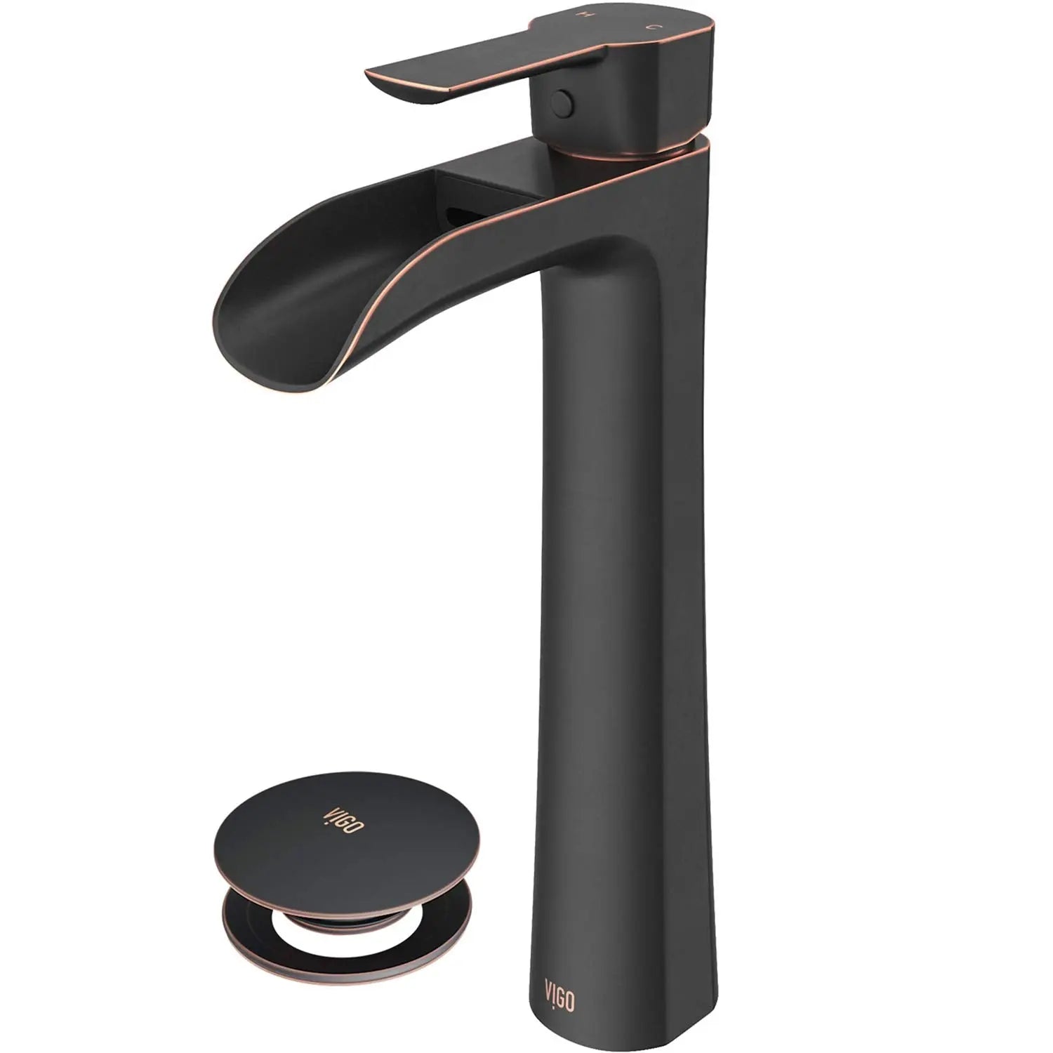 Open Box - Vigo VG03024ARB2 - Bathroom Sink Faucets Faucet VigoBullseye Deals