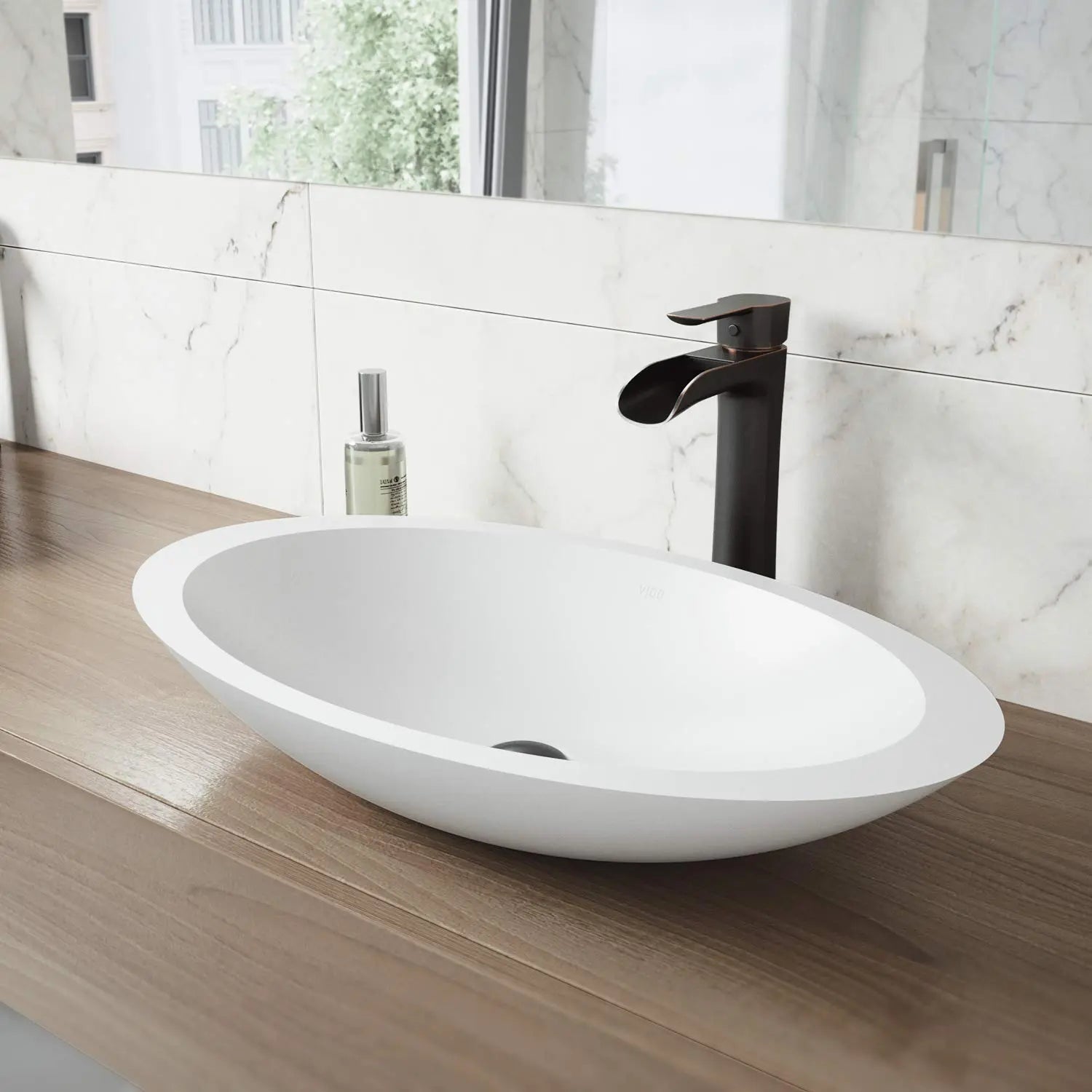 Open Box - Vigo VG03024ARB2 - Bathroom Sink Faucets Faucet VigoBullseye Deals