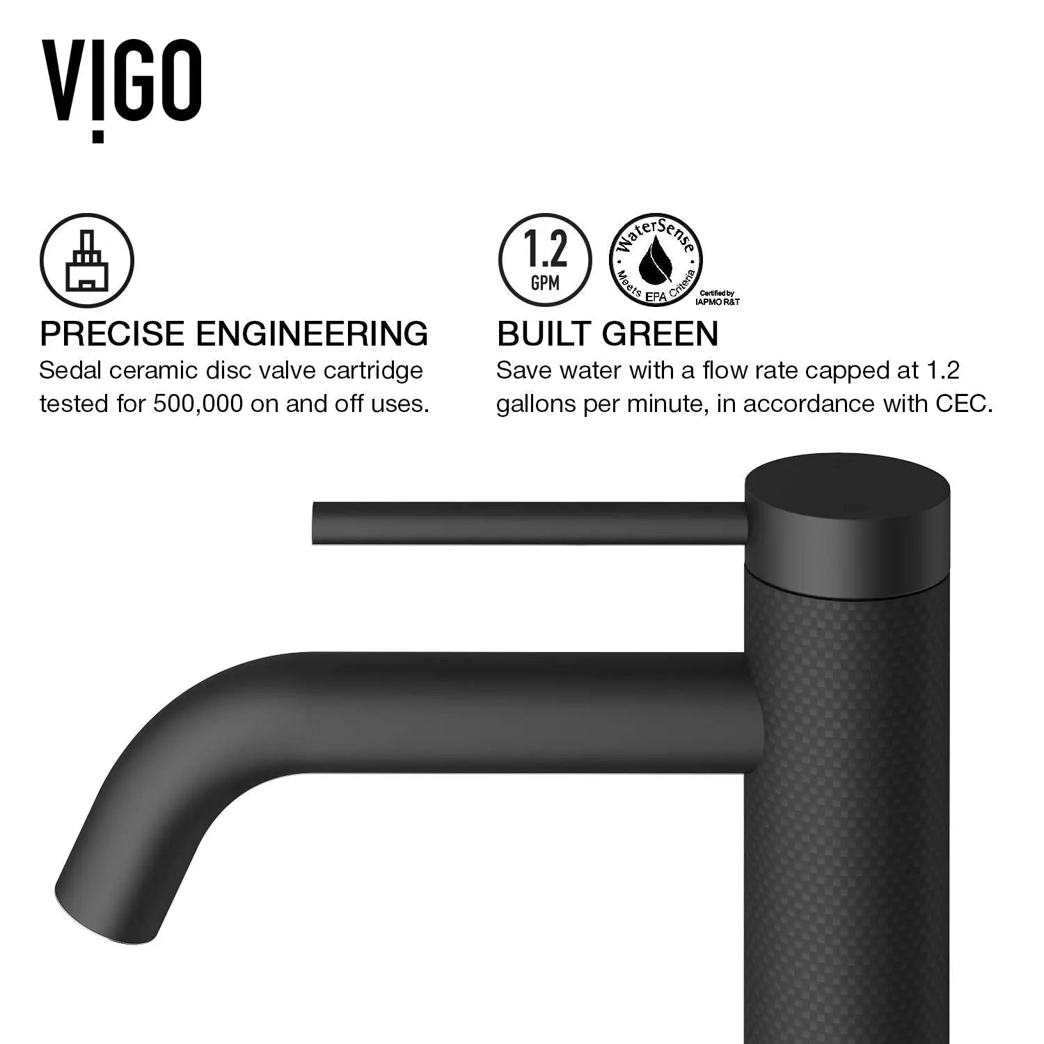 Open Box - Vigo VG03028MB - Bathroom Sink Faucets Faucet VigoBullseye Deals