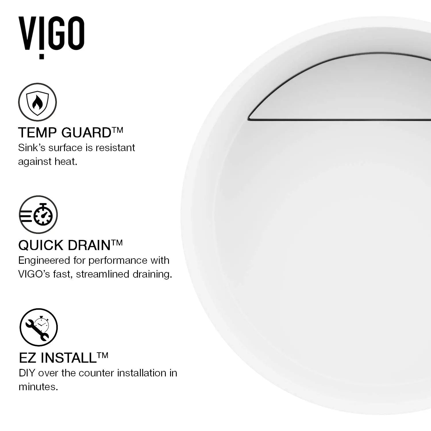 Open Box - Vigo VG04017 - Lavatory Sink Fixture VigoBullseye Deals