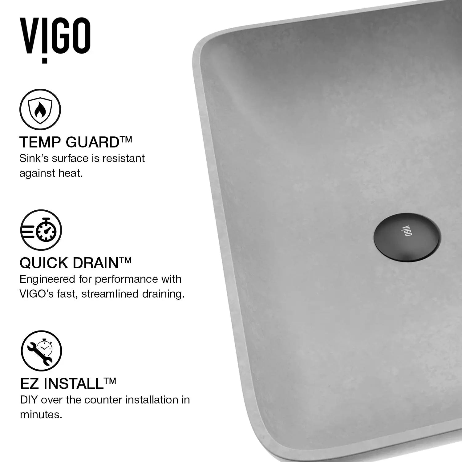 Open Box - Vigo VG04056 - Lavatory Sink Fixture VigoBullseye Deals