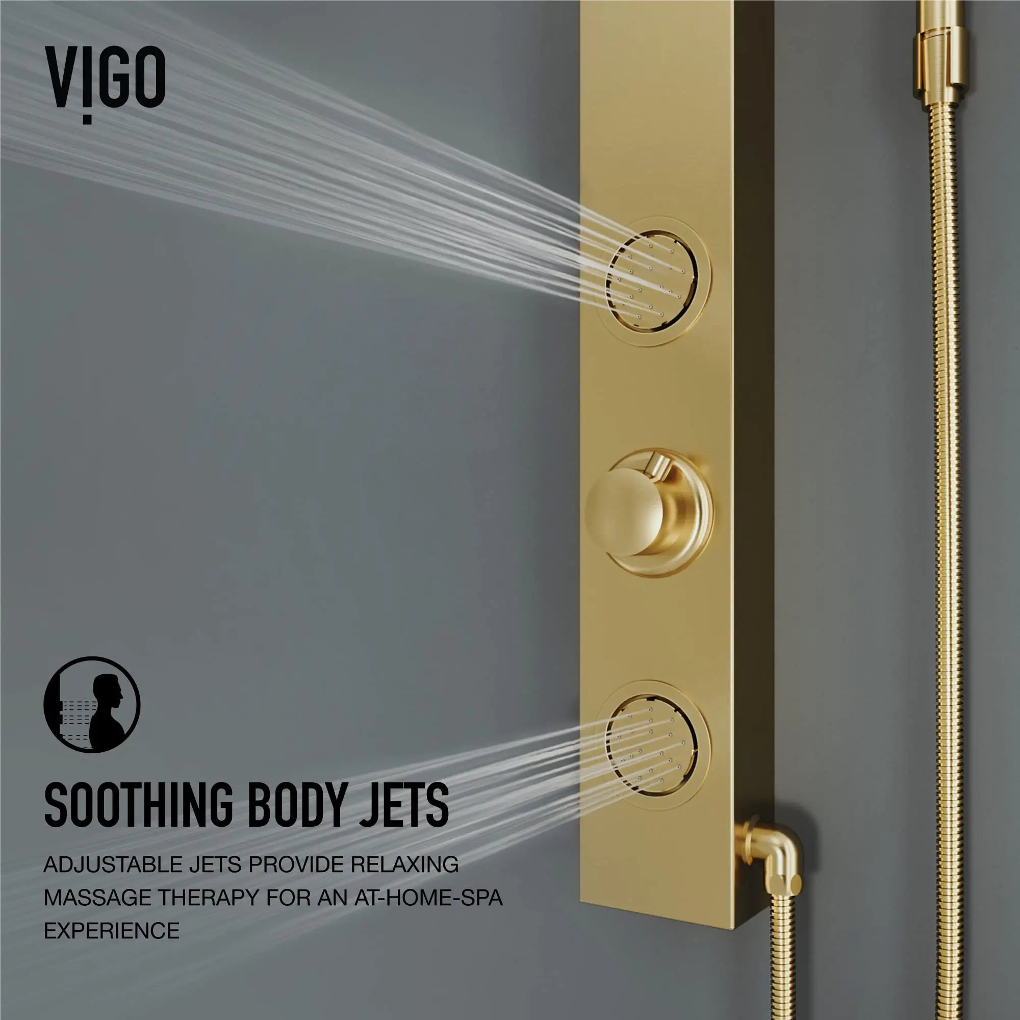 Open Box - Vigo VG08016MG - Showerpanel Showers VigoBullseye Deals