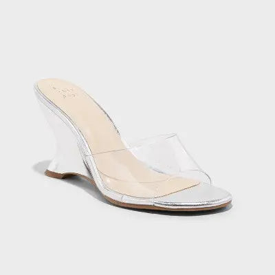 Open Box - Women's Chessy Wedge Heels with Memory Foam Insole - A New Day A New DayBullseye Deals