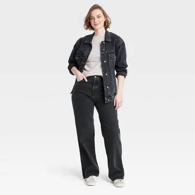Open Box - Women's High-Rise Wide Leg Jeans - Universal Thread Universal ThreadBullseye Deals
