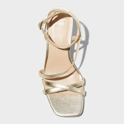 Open Box - Women's Irena Strappy Heels - A New Day A New Day