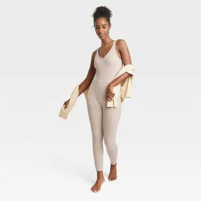 Open Box - Women's Textured Seamless Bodysuit - JoyLab JoyLabBullseye Deals