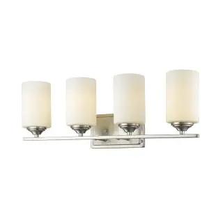 Open Box - Z-Lite 435-4V-BN - Bathroom Fixtures Indoor Lighting Z-LiteBullseye Deals