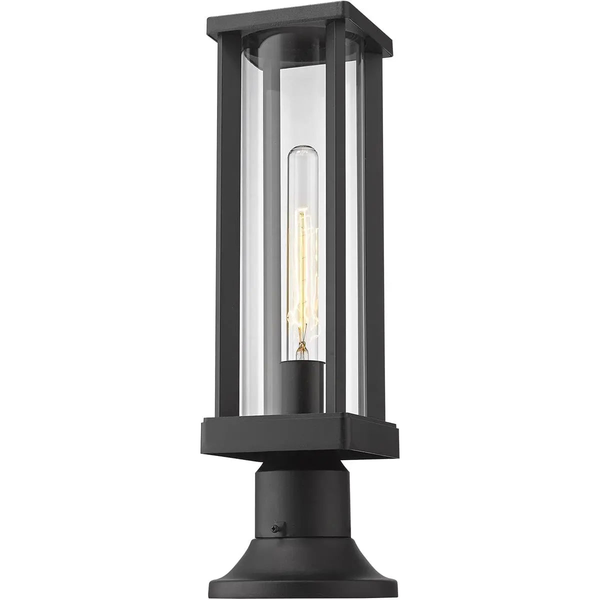 Open Box - Z-Lite 586PHMR-553PM-BK - Post Lights Outdoor Lighting Z-LiteBullseye Deals