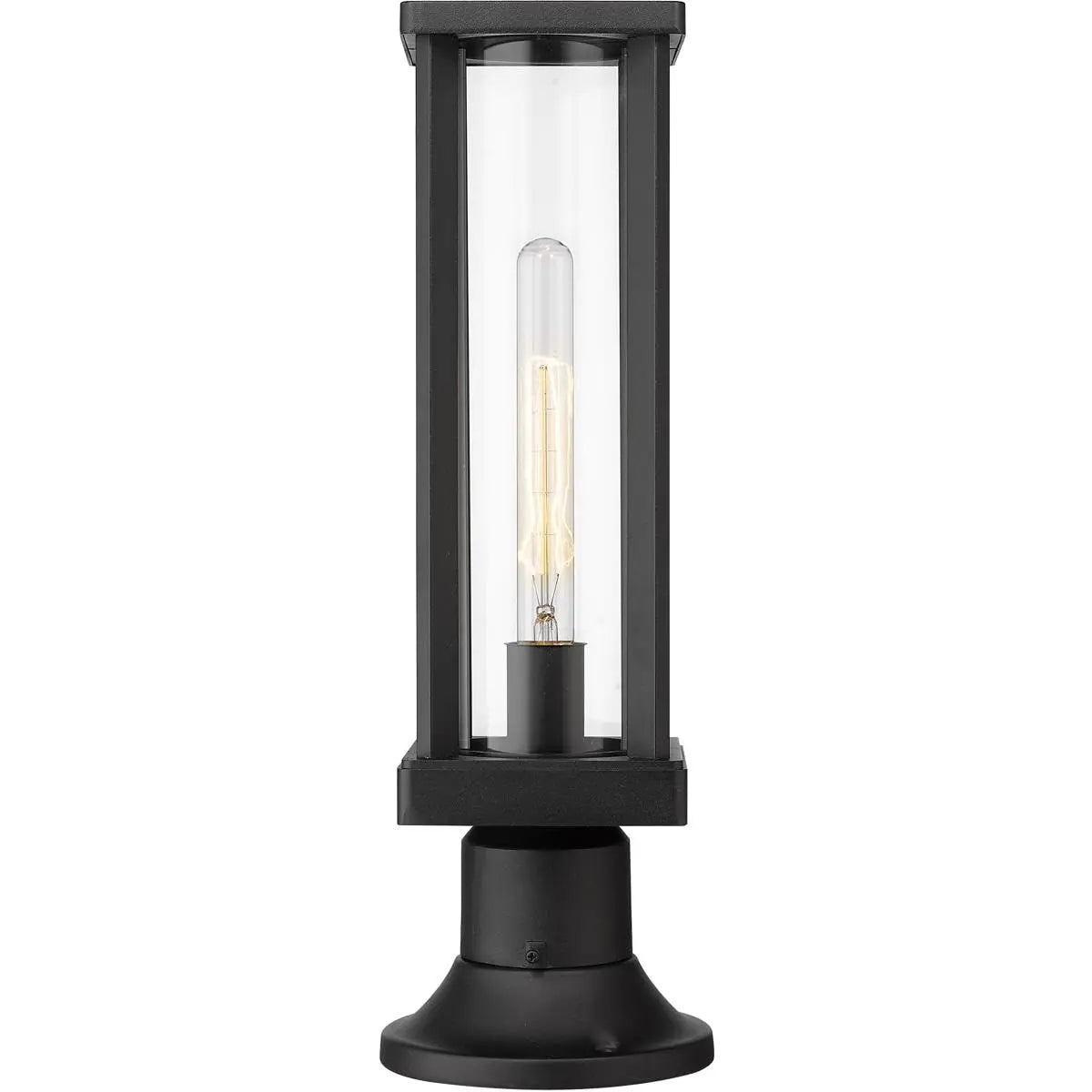 Open Box - Z-Lite 586PHMR-553PM-BK - Post Lights Outdoor Lighting Z-LiteBullseye Deals