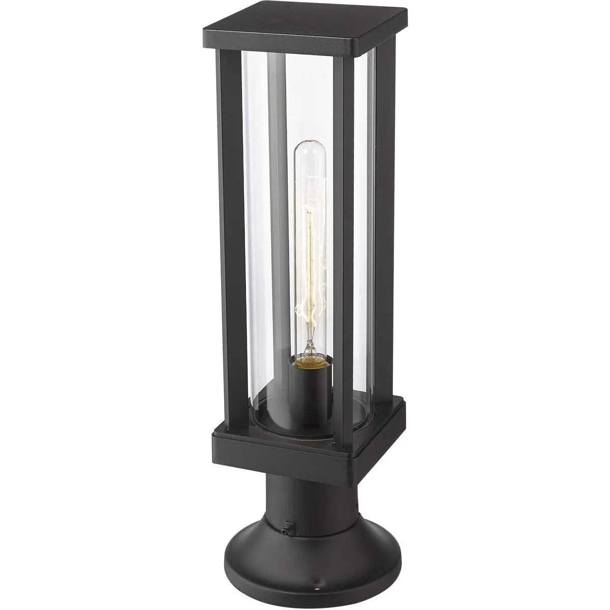 Open Box - Z-Lite 586PHMR-553PM-BK - Post Lights Outdoor Lighting Z-LiteBullseye Deals