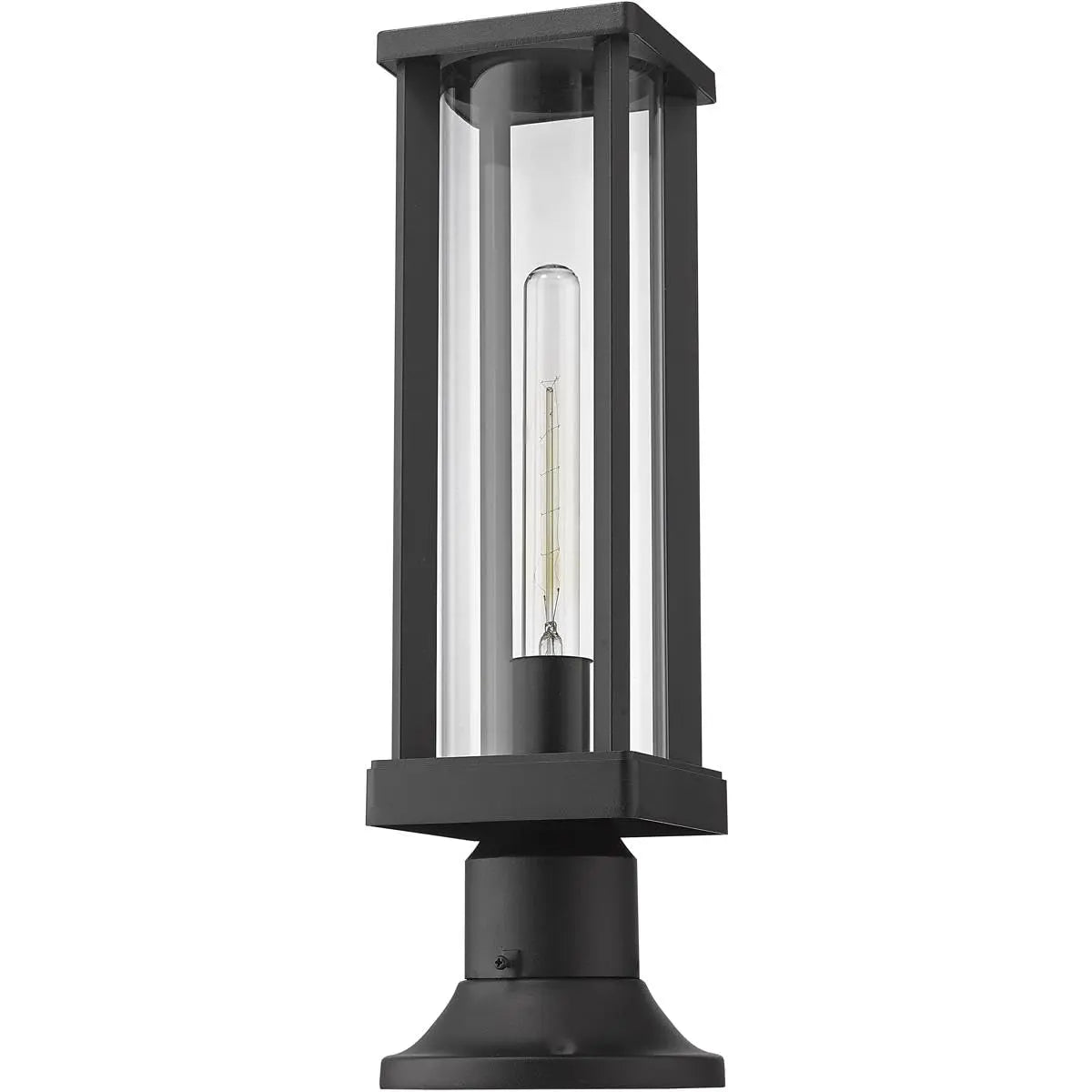 Open Box - Z-Lite 586PHMR-553PM-BK - Post Lights Outdoor Lighting Z-LiteBullseye Deals