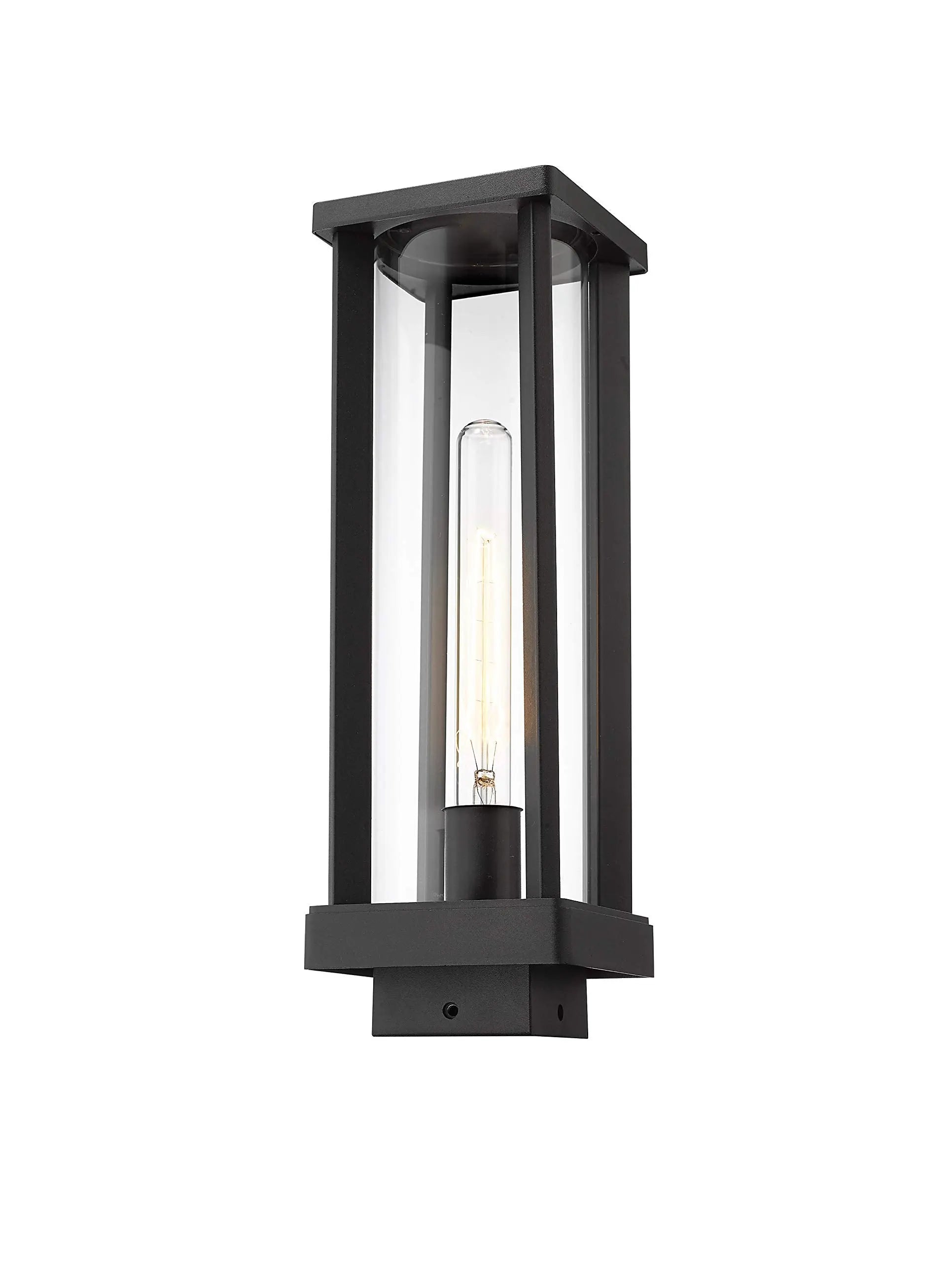 Open Box - Z-Lite 586PHMS-BK - Post Lights Outdoor Lighting Z-LiteBullseye Deals