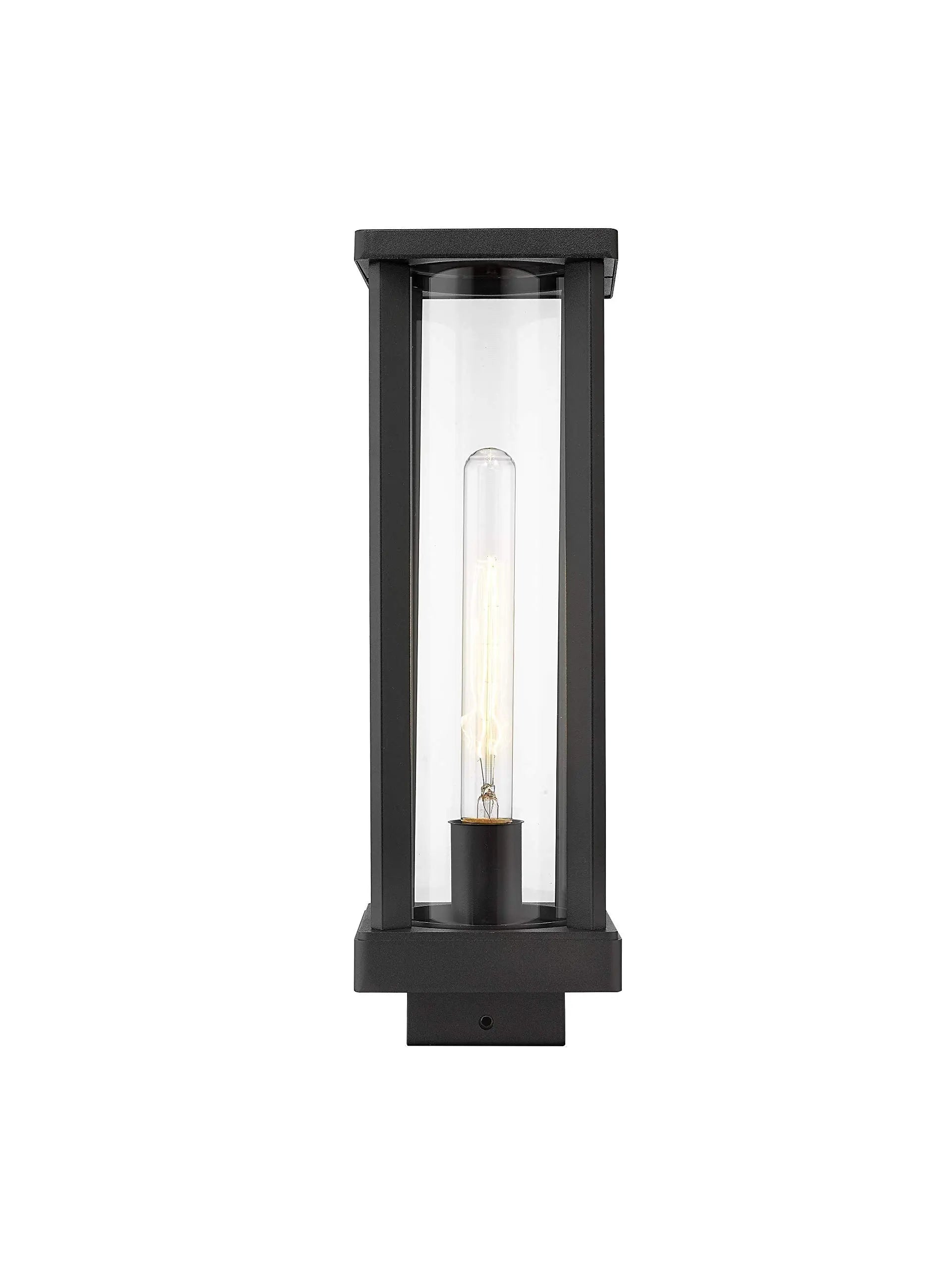 Open Box - Z-Lite 586PHMS-BK - Post Lights Outdoor Lighting Z-LiteBullseye Deals