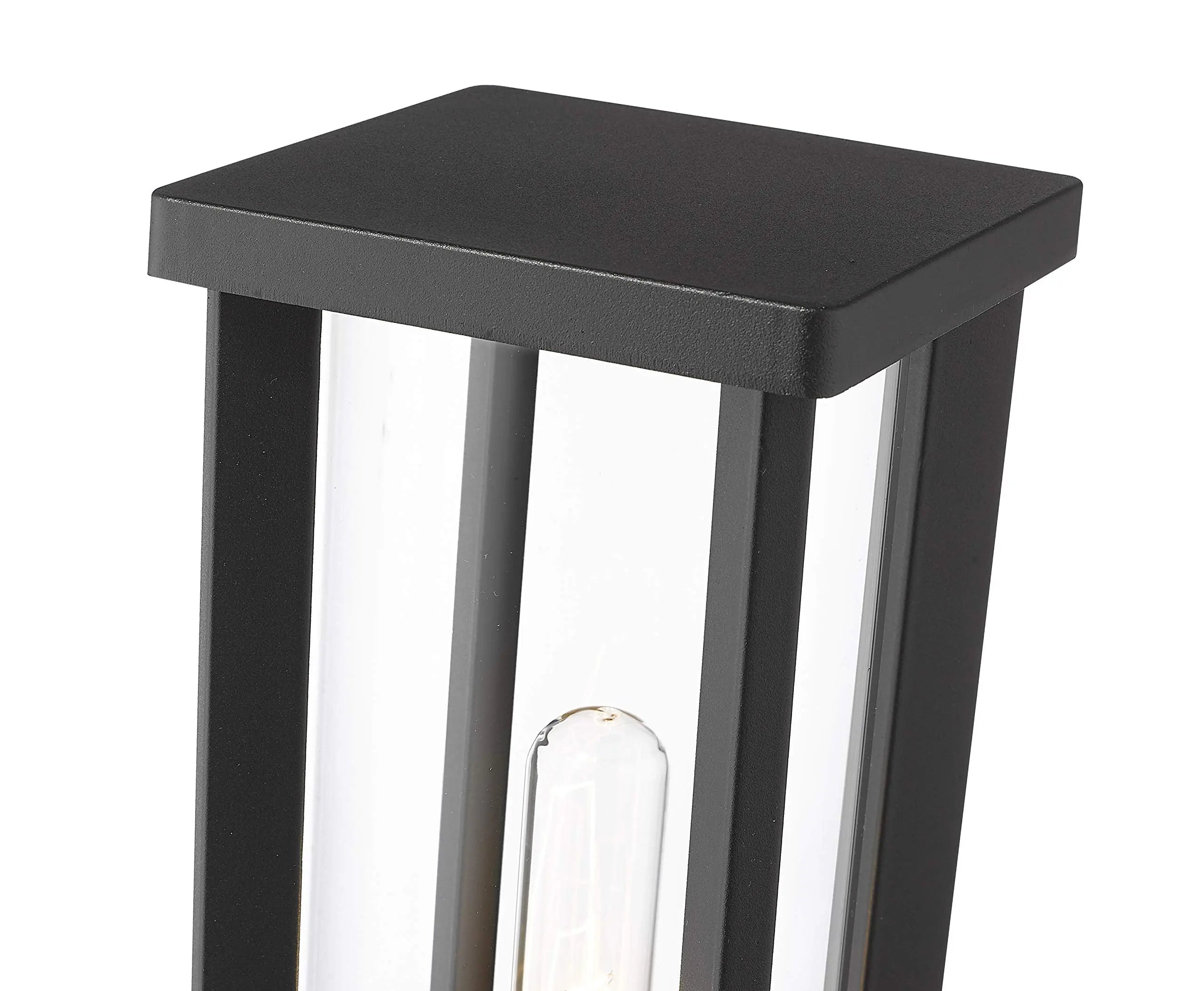 Open Box - Z-Lite 586PHMS-BK - Post Lights Outdoor Lighting Z-LiteBullseye Deals