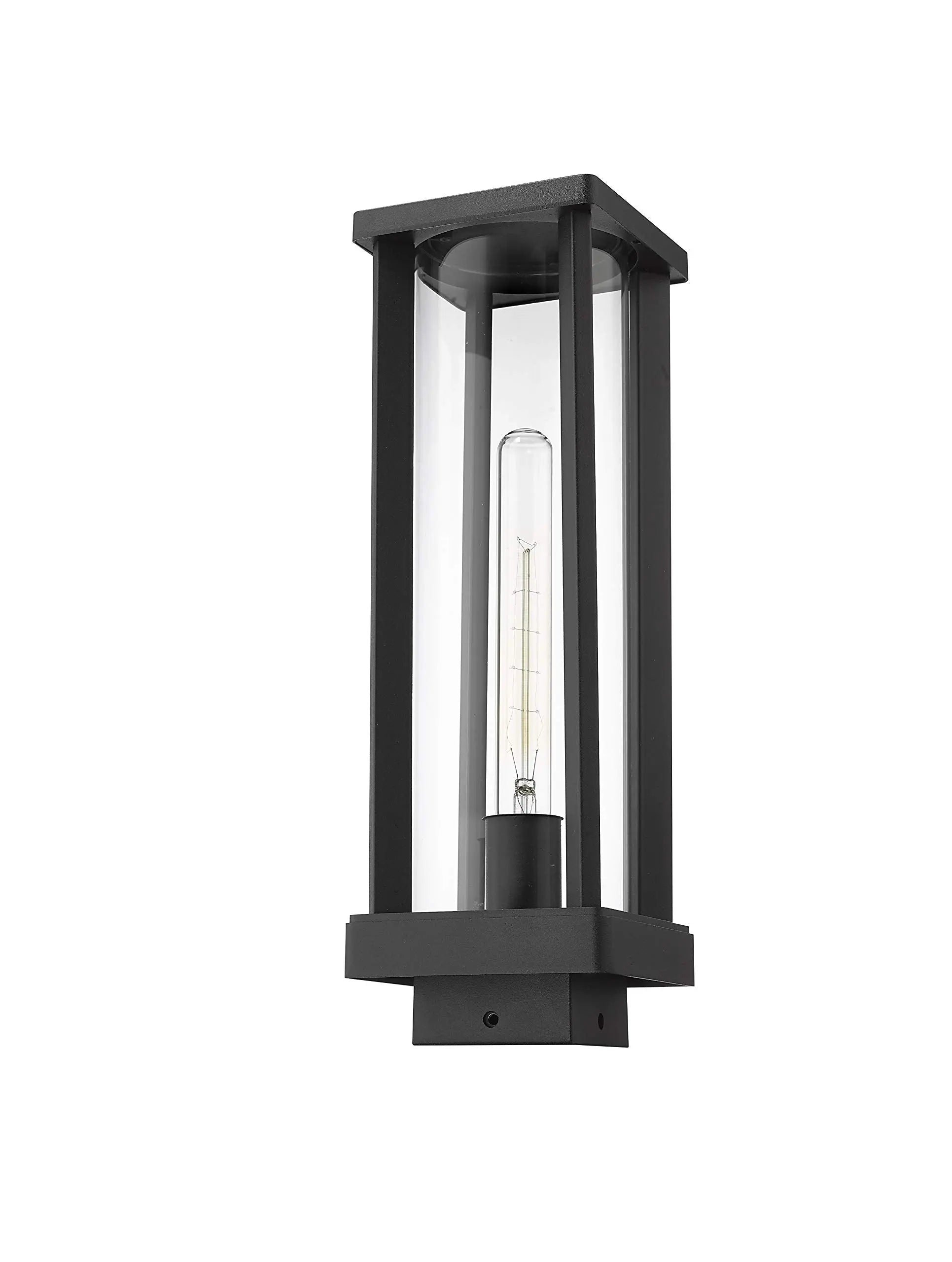 Open Box - Z-Lite 586PHMS-BK - Post Lights Outdoor Lighting Z-LiteBullseye Deals