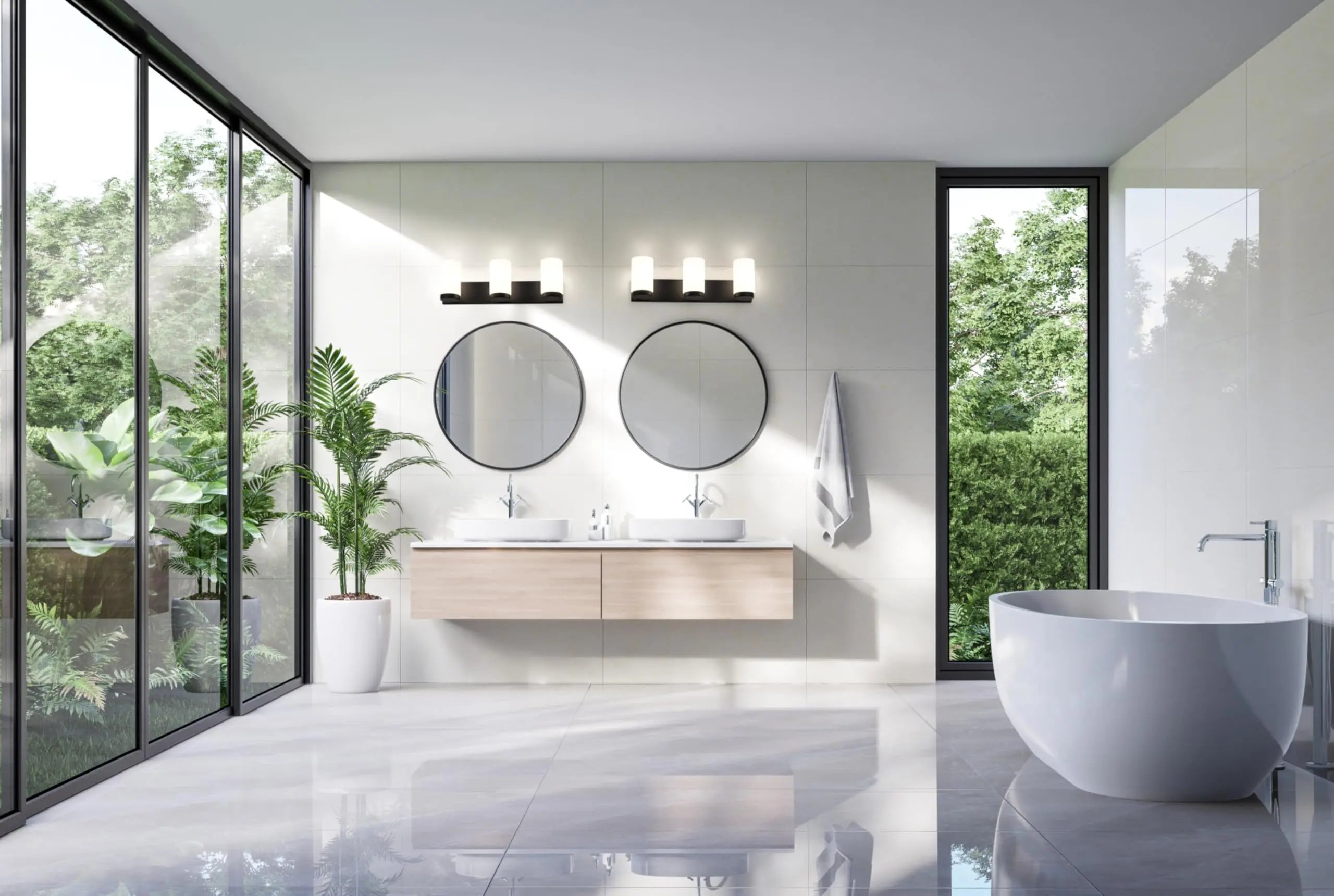 Open Box - Z-Lite 746-3V-MB - Bathroom Fixtures Indoor Lighting Z-LiteBullseye Deals