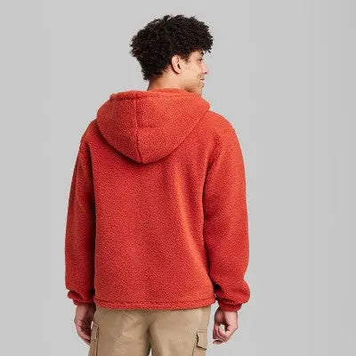 Original Use Men's Full Length Zipper Hooded Sweatshirts Heavyweight Original UseBullseye Deals