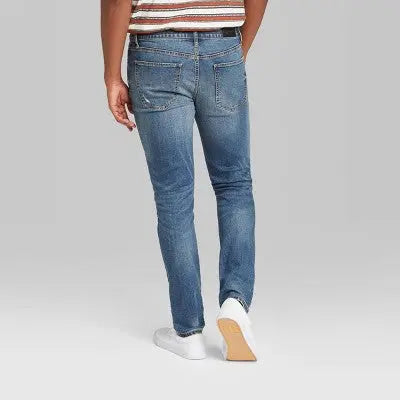 Original Use Men's Regular Tapered Leg Slim Fit Ankle Casual Jeans Heavyweight Original UseBullseye Deals