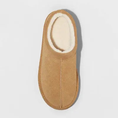 Stars Above Women's Amira Suede Clog Slippers - Cozy Comfort for Indoor/Outdoor - Secondipity
