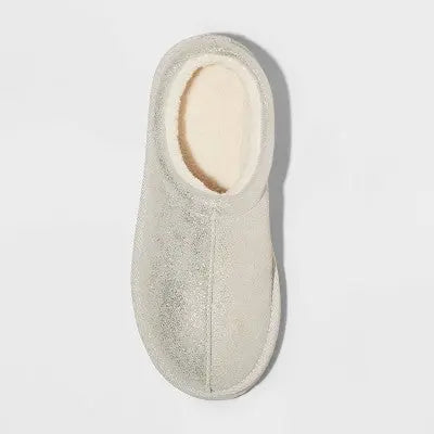 Stars Above Women's Amira Suede Clog Slippers - Cozy Comfort for Indoor/Outdoor - Secondipity