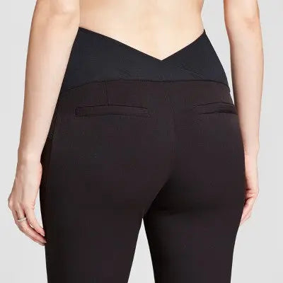 Over Belly Bootcut Maternity Trousers - Isabel Maternity by Ingrid & Isabel Black 4 Isabel Maternity by Ingrid & IsabelBullseye Deals