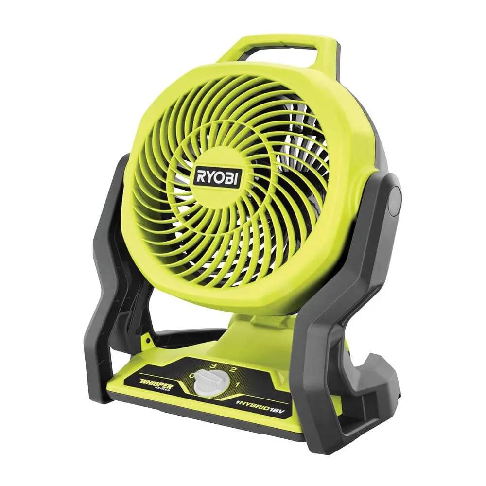 RYOBI ONE+ 18V Cordless Hybrid WHISPER SERIES 7-1/2 in. Fan (Tool Only) RYOBIBullseye Deals