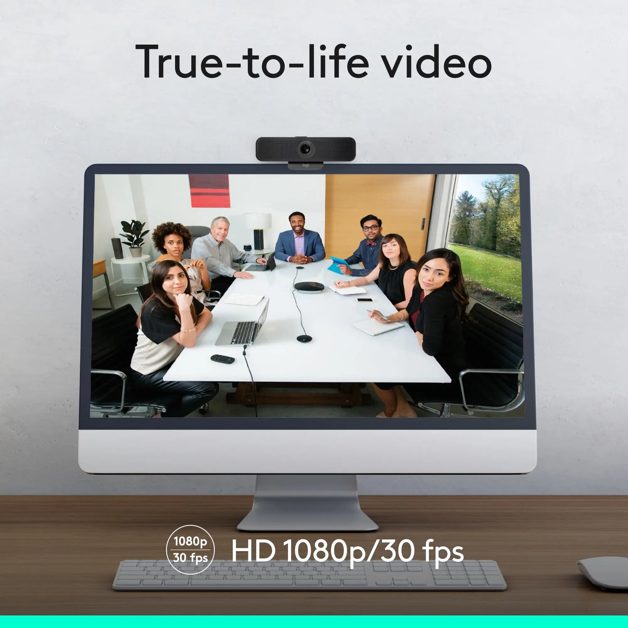 Refurbished - Logitech - C925e Full HD 1080p Business Webcam - Black - 960-001075 LogitechBullseye Deals