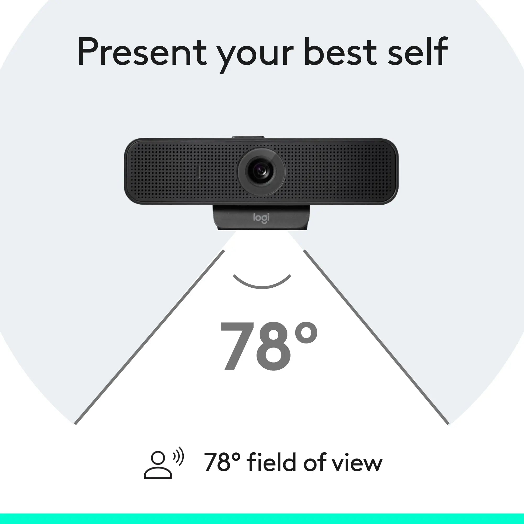 Refurbished - Logitech - C925e Full HD 1080p Business Webcam - Black - 960-001075 LogitechBullseye Deals