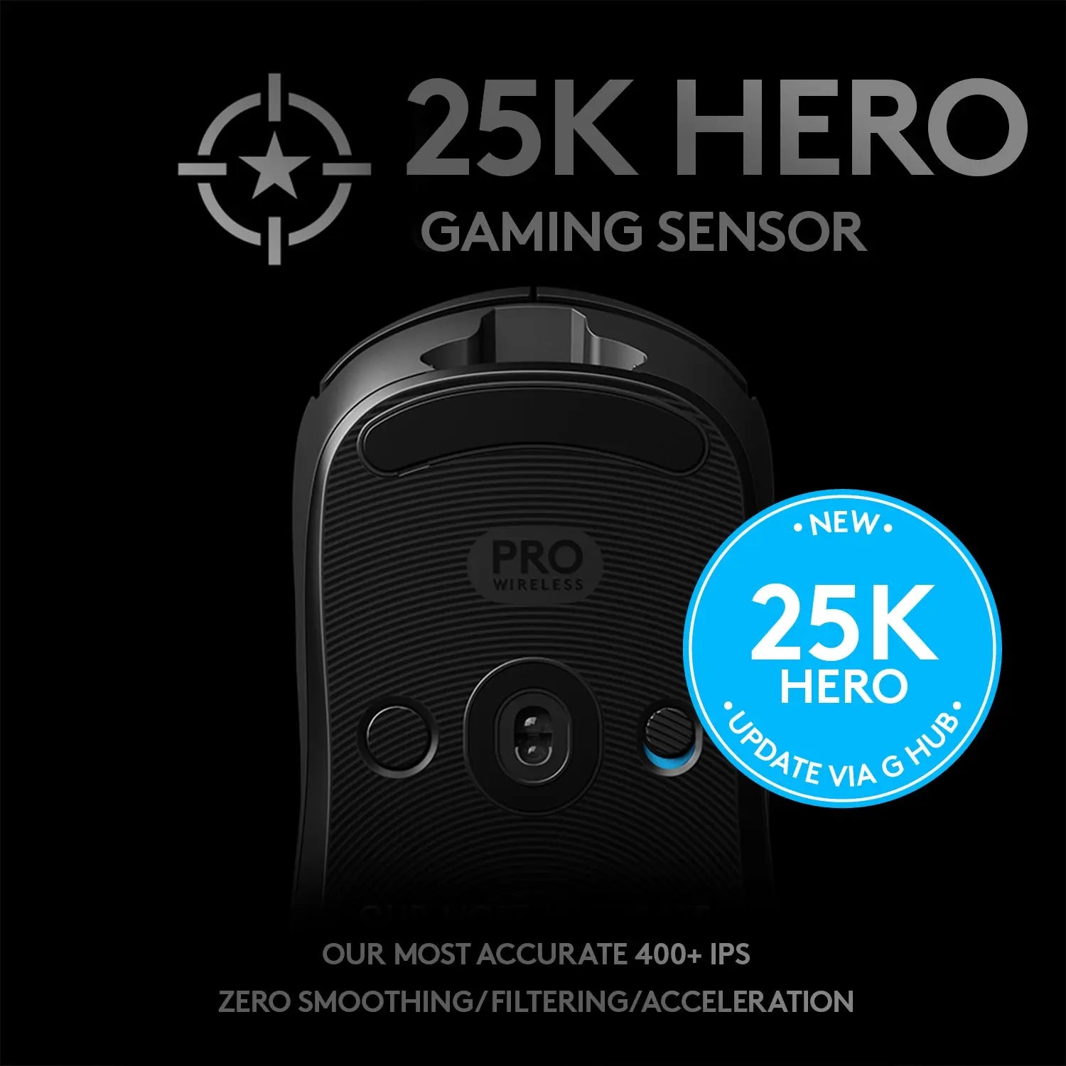 Refurbished - Logitech G Pro Wireless Gaming Mouse with Esports Grade Performance, Black LogitechBullseye Deals