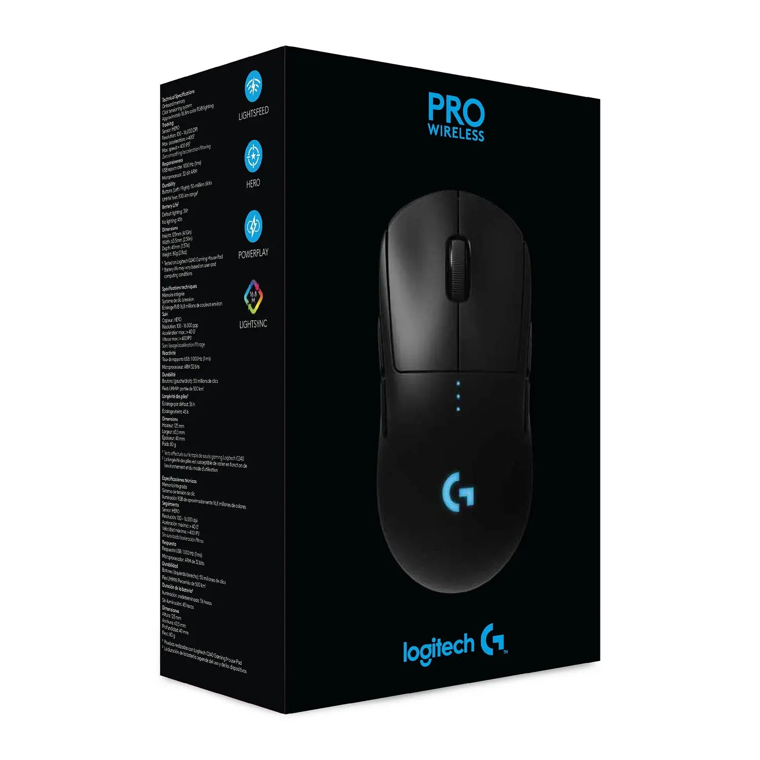 Refurbished - Logitech G Pro Wireless Gaming Mouse with Esports Grade Performance, Black LogitechBullseye Deals