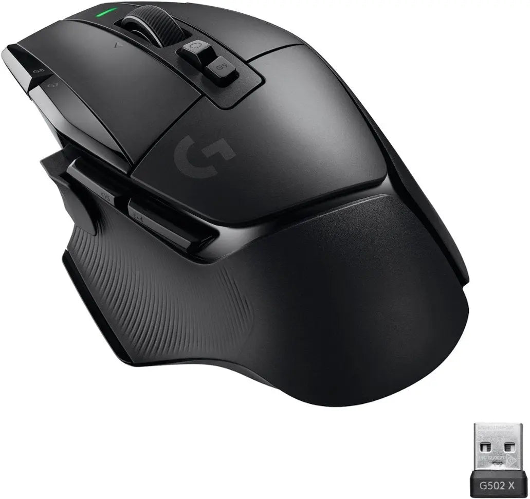 Refurbished - Logitech - G502 X LIGHTSPEED Wireless Gaming Mouse - Black - 996-000425 LogitechBullseye Deals