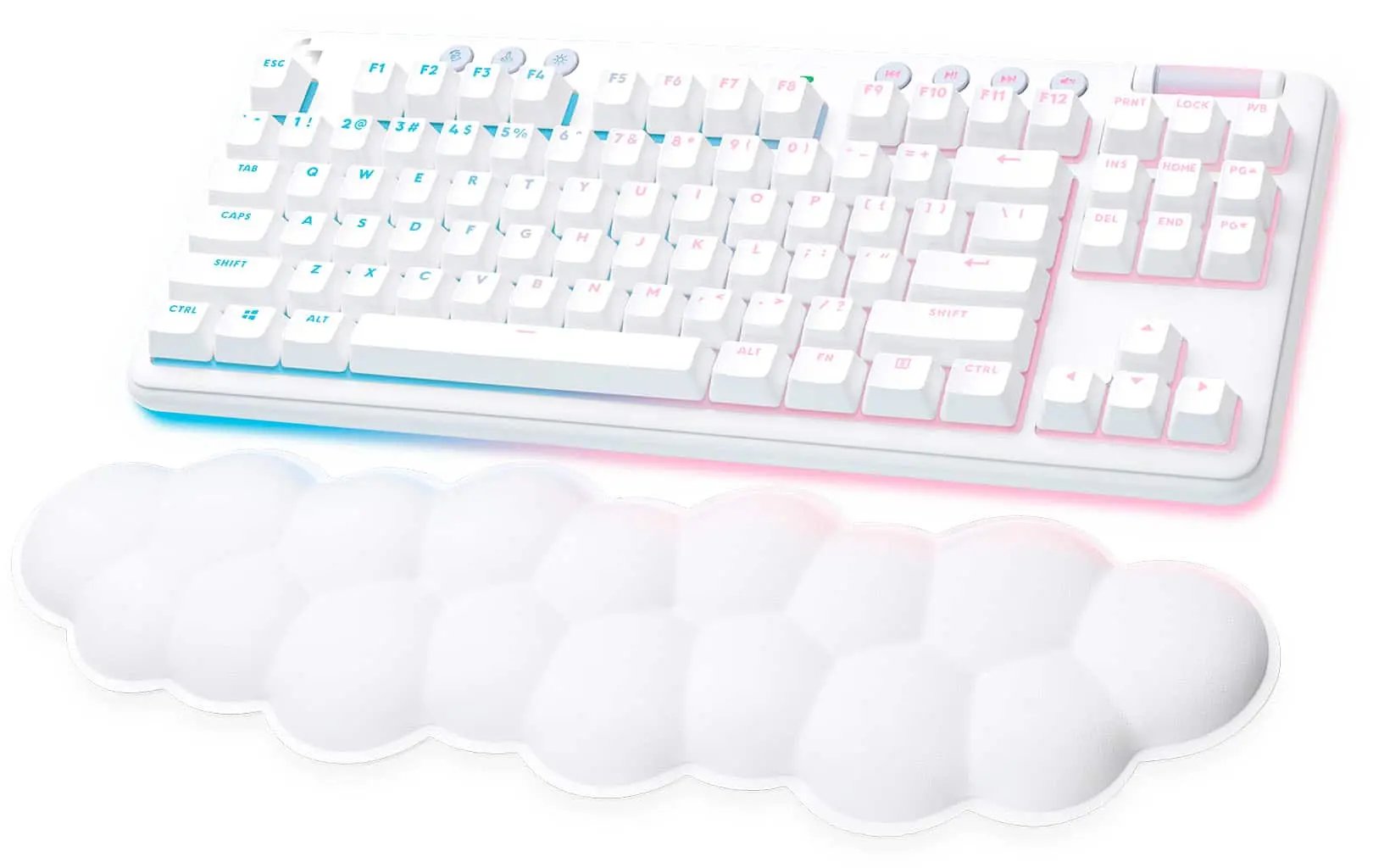 Refurbished - Logitech G715 TKL Wireless Mechanical Tactile Gaming Keyboard PC/Mac White Mist LogitechBullseye Deals