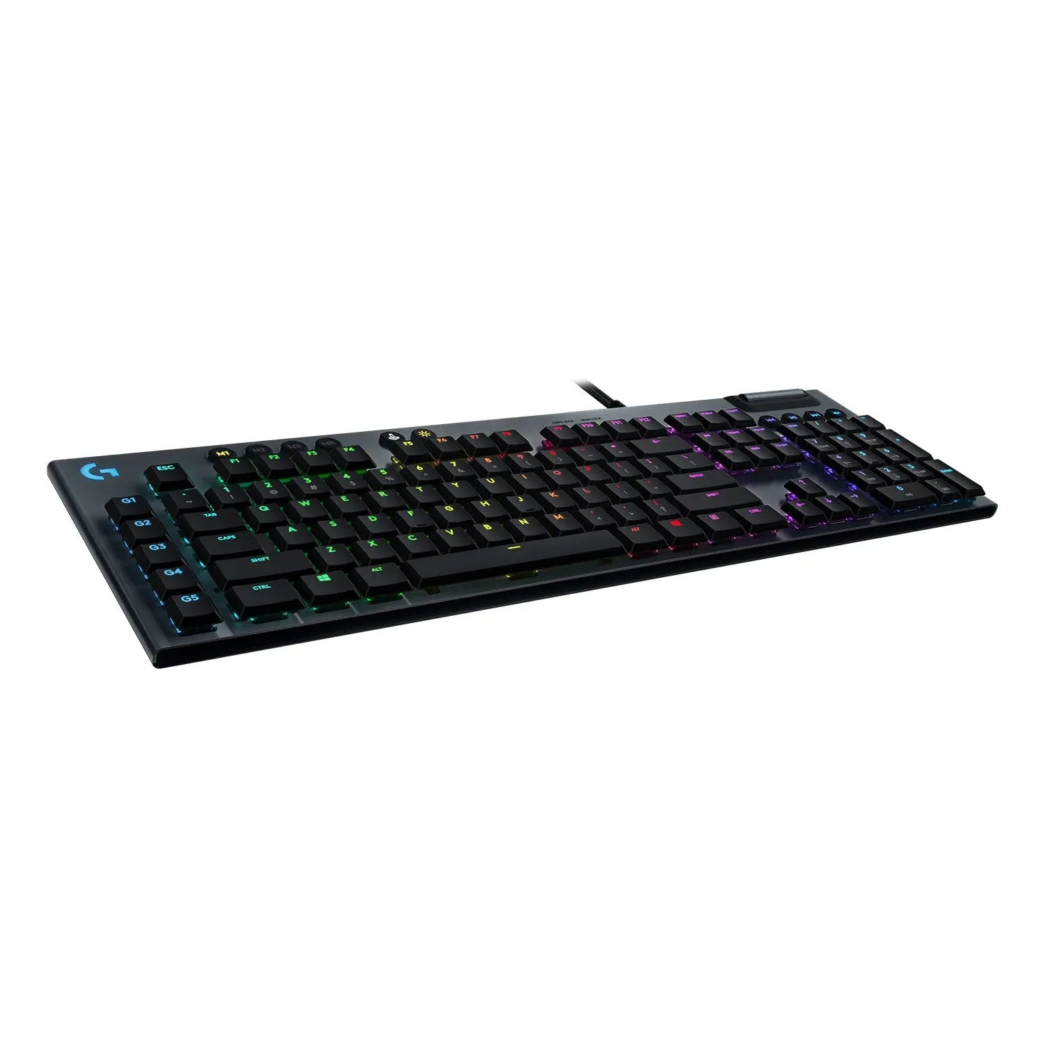 Refurbished - Logitech - G815 LIGHTSYNC Full-size Wired Gaming Keyboard - Carbon - 920-008984 LogitechBullseye Deals
