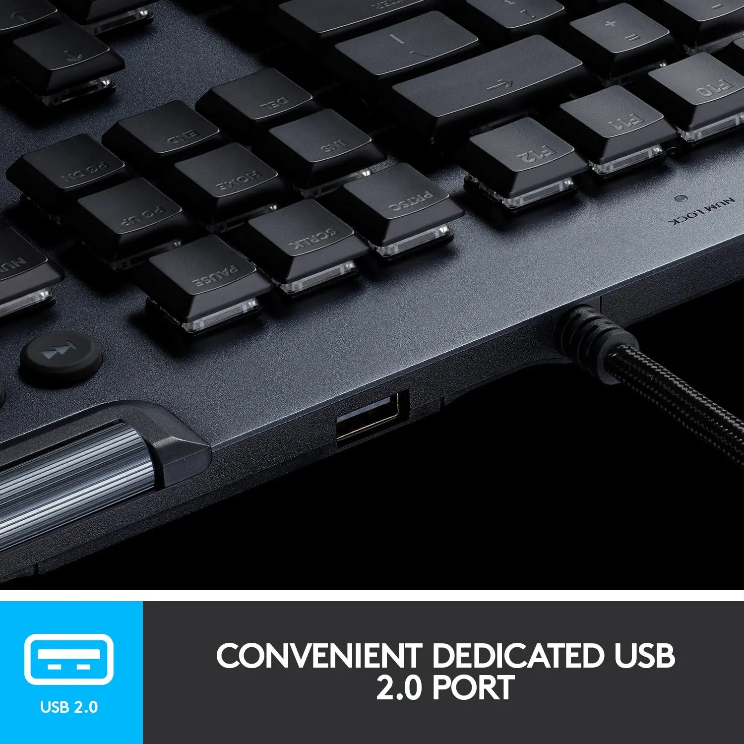 Refurbished - Logitech - G815 LIGHTSYNC Full-size Wired Gaming Keyboard - Carbon - 920-008984 LogitechBullseye Deals