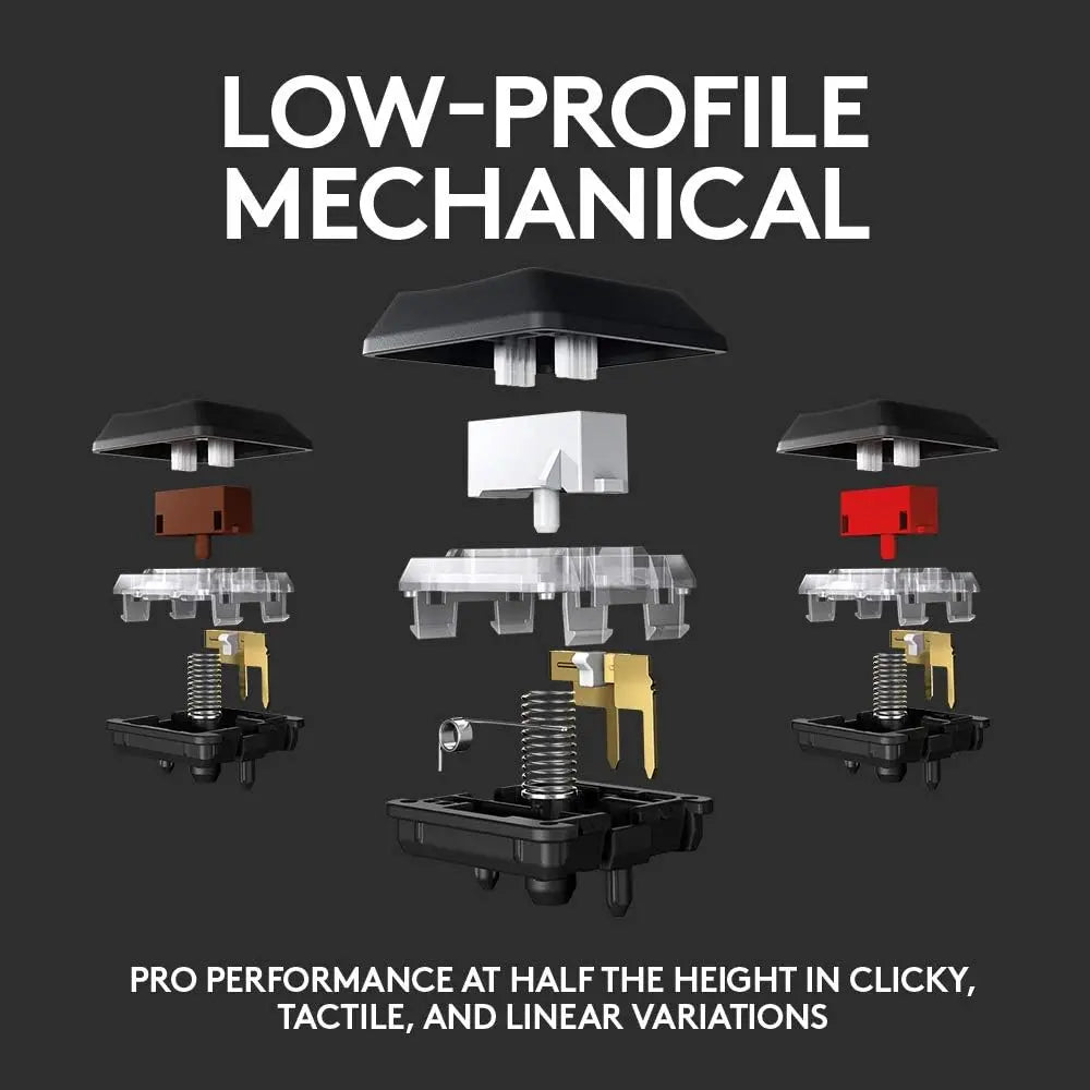 Refurbished - Logitech G815 LIGHTSYNC RGB Mechanical Gaming Keyboard LogitechBullseye Deals