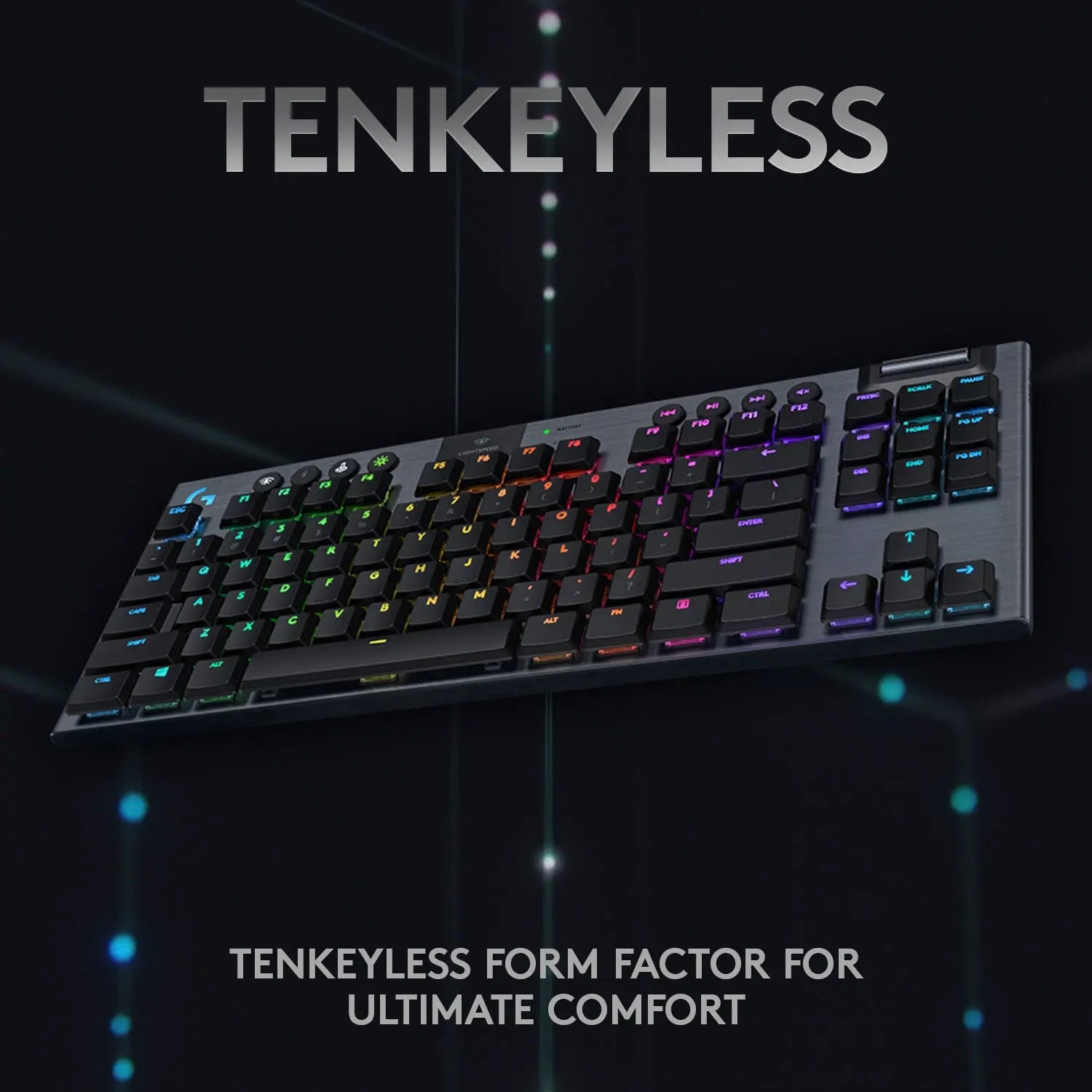 Refurbished - Logitech - G915 LIGHTSPEED TKL Wireless Mechanical GL Clicky Switch Gaming Keyboard LogitechBullseye Deals