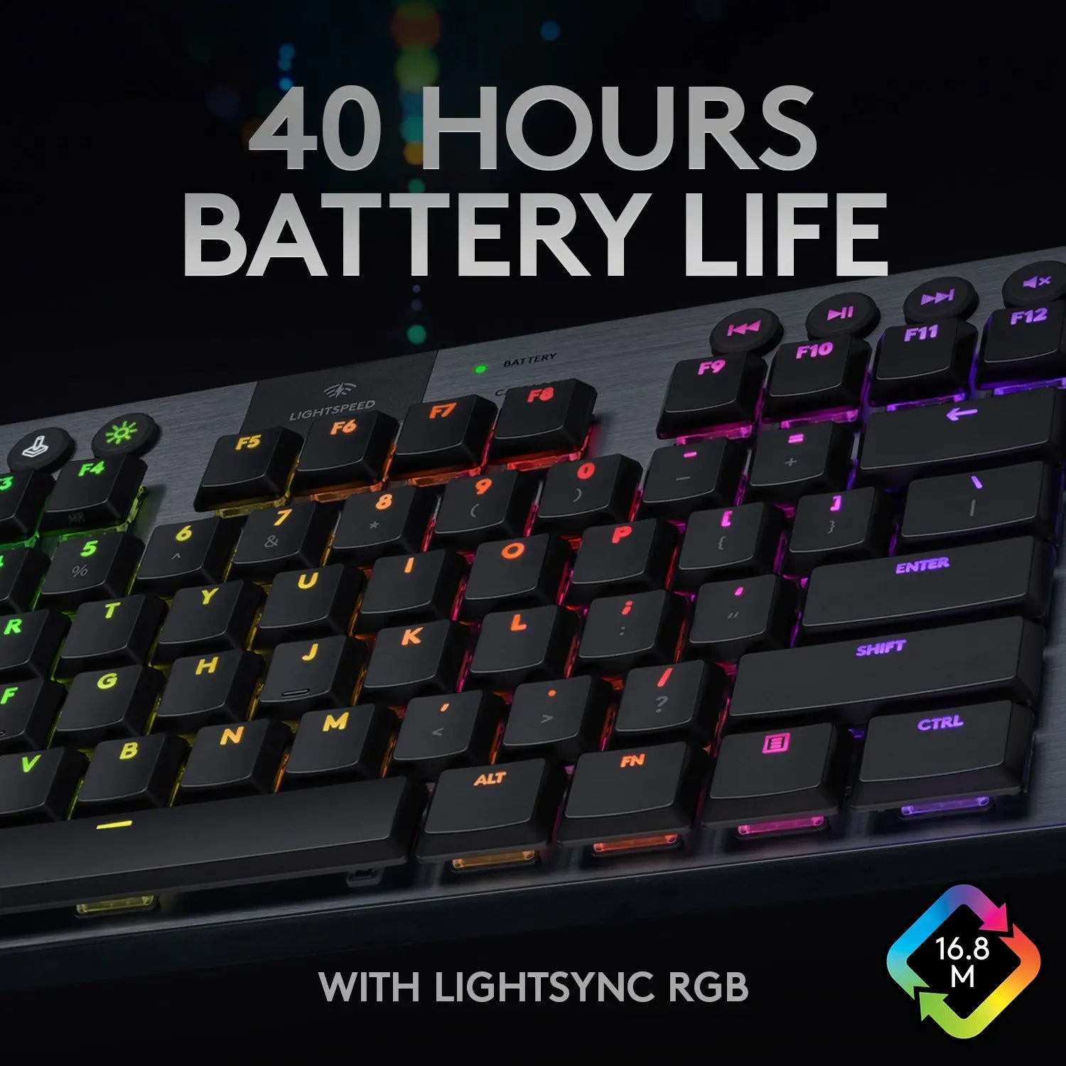 Refurbished - Logitech - G915 LIGHTSPEED TKL Wireless Mechanical GL Clicky Switch Gaming Keyboard LogitechBullseye Deals