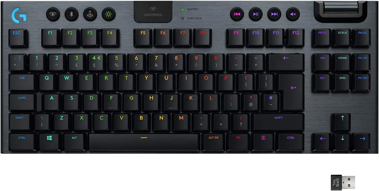 Refurbished - Logitech - G915 LIGHTSPEED TKL Wireless Mechanical GL Linear Switch Gaming Keyboard LogitechBullseye Deals