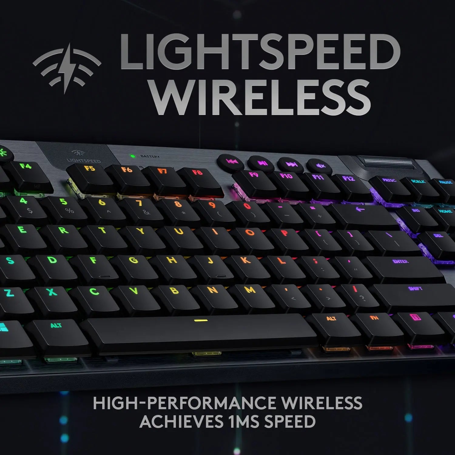 Refurbished - Logitech - G915 LIGHTSPEED TKL Wireless Mechanical GL Linear Switch Gaming Keyboard LogitechBullseye Deals