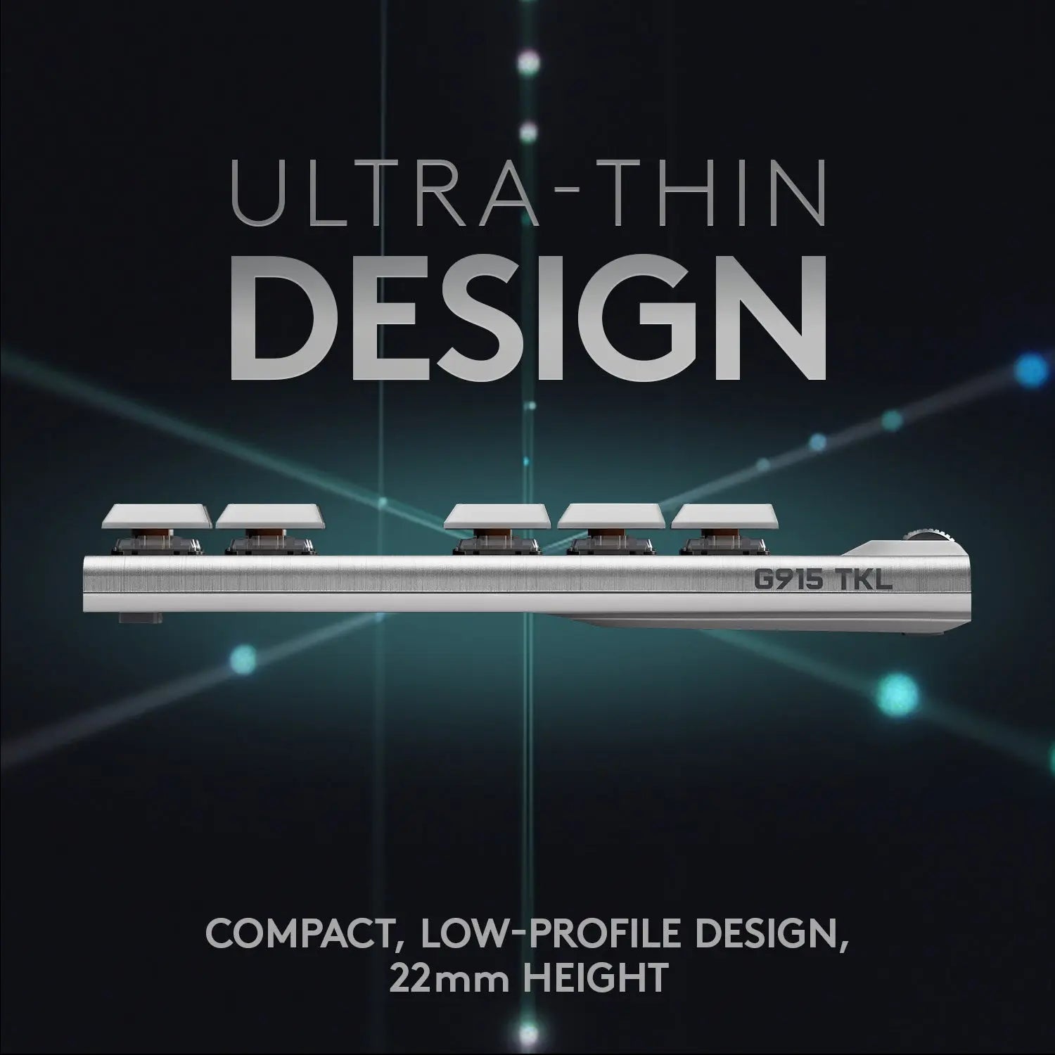 Refurbished - Logitech - G915 LIGHTSPEED TKL Wireless Mechanical GL Tactile Switch Gaming Keyboard LogitechBullseye Deals