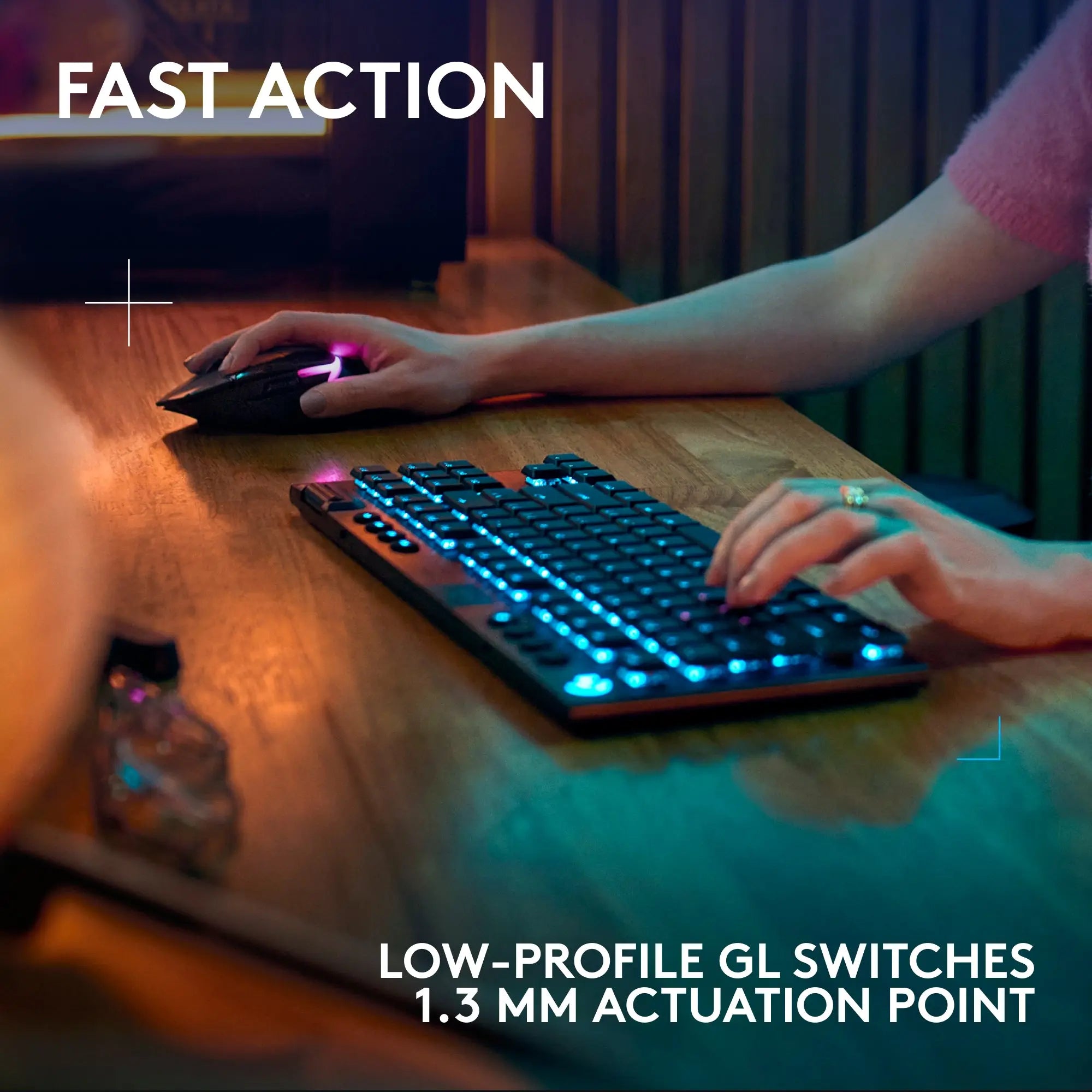 Refurbished - Logitech G915 TKL Tenkeyless Lightspeed Wireless RGB Mechanical Gaming Keyboard LogitechBullseye Deals